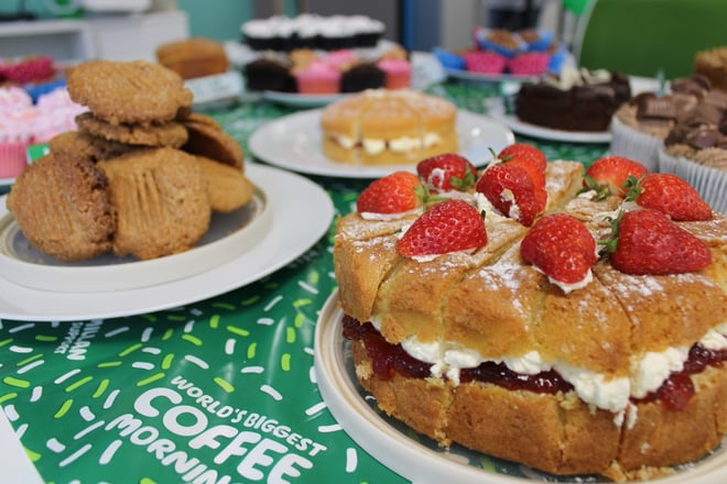 Health Shield Hosts Macmillan Coffee Morning